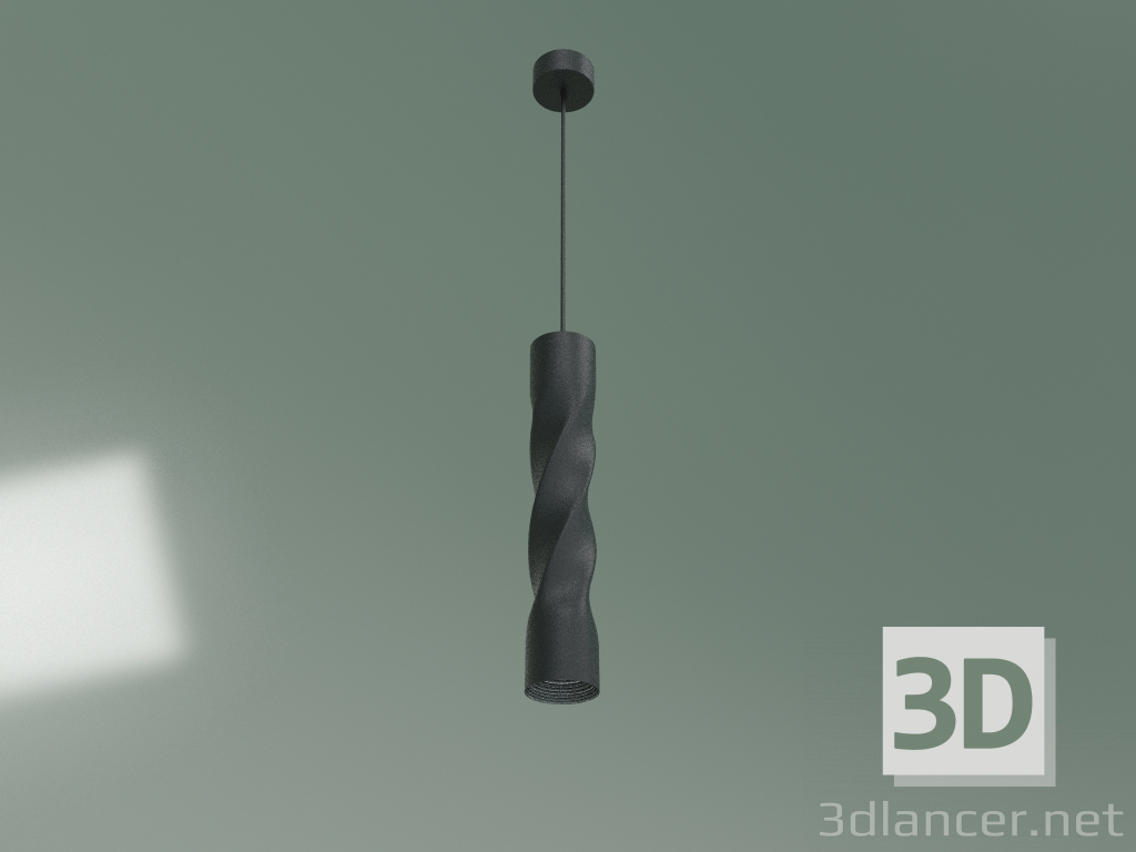 Modelo 3d Luminária pendente 10136-1 (preta) - preview