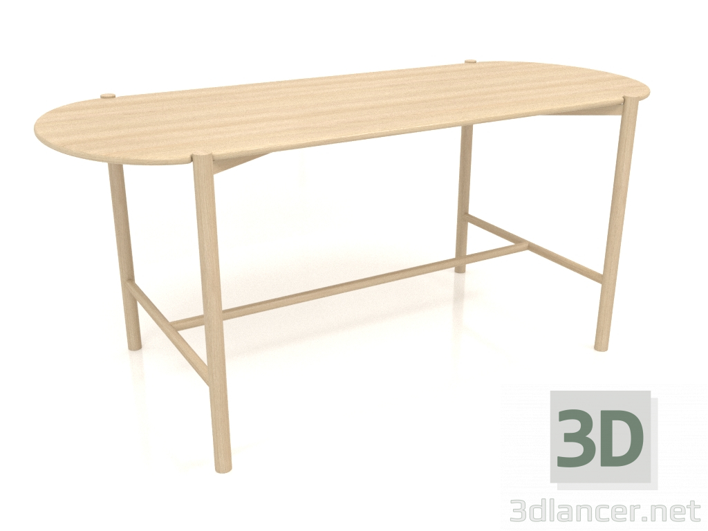 Modelo 3d Mesa de jantar DT 08 (1700x740x754, madeira branca) - preview