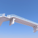 3d model Pedestrian bridge - preview