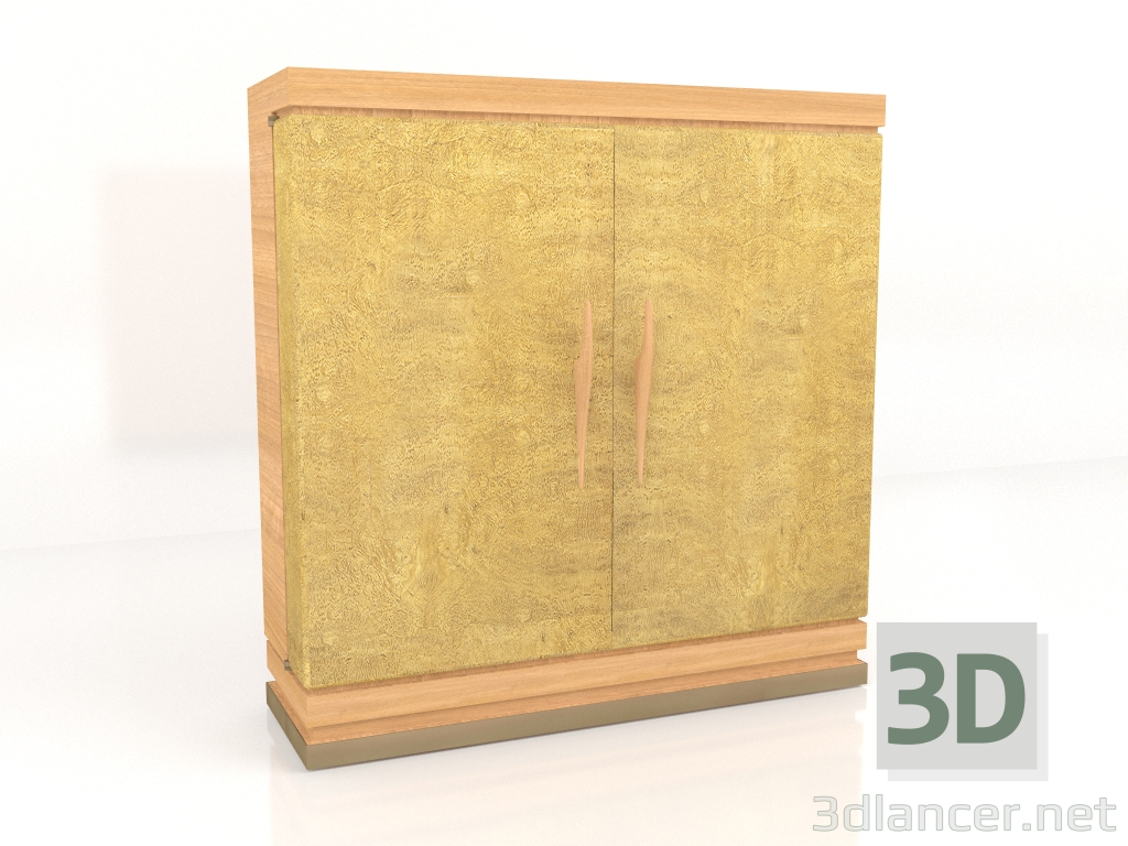 3D Modell Kleiderschrank Gentleman - Vorschau