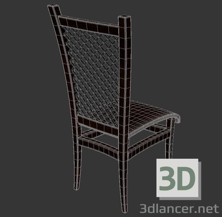 Silla 3D modelo Compro - render