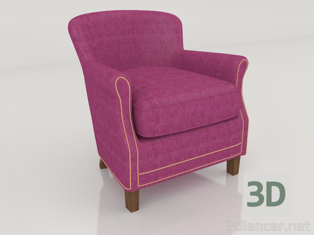 3d model silla magnus - vista previa