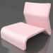 3d model Sillón club (rosa) - vista previa