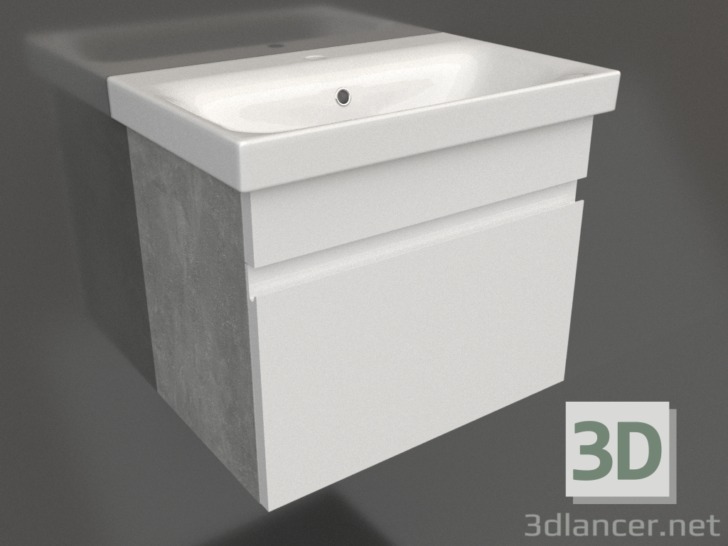 3d model Hanging cabinet 60 cm (SRT0106BS) - preview