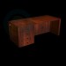 Modelo 3d Mesa do diretor - preview