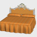 Modelo 3d Cama de casal - preview