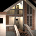 Modelo 3d Casa com varanda - preview