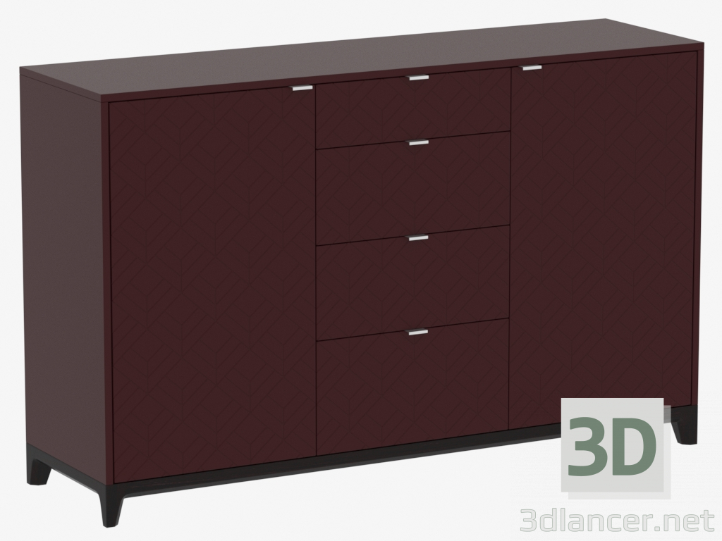 3d model Caja de cofre №4 (IDC0161031128) - vista previa