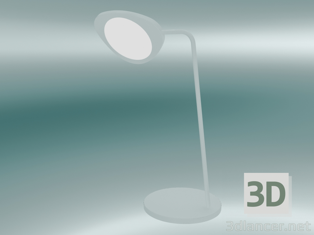 modèle 3D Lampe de table Leaf (Blanc) - preview