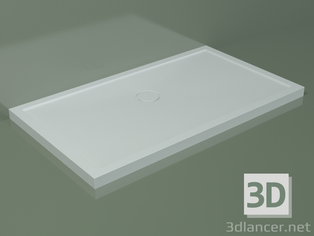 3d model Plato de ducha Medio (30UM0122, Glacier White C01, 140x80 cm) - vista previa