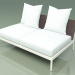 3d model Central sofa module 006 (Metal Milk, Batyline Brown) - preview