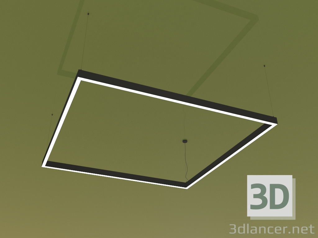 Modelo 3d Luminária KVADRATO (1850 mm) - preview