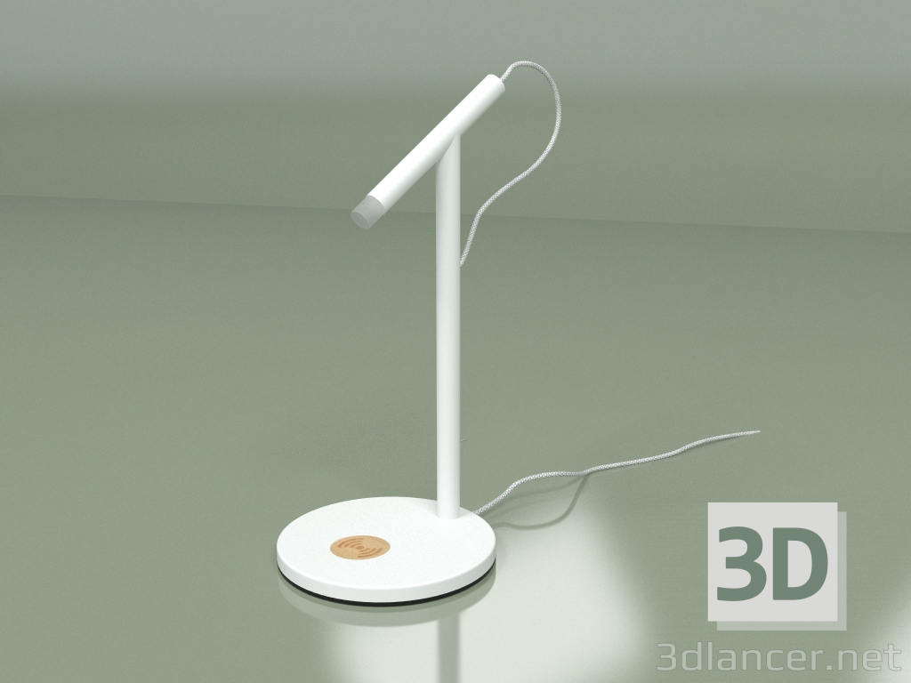 3d model Sobremesa Charge Blanco - vista previa