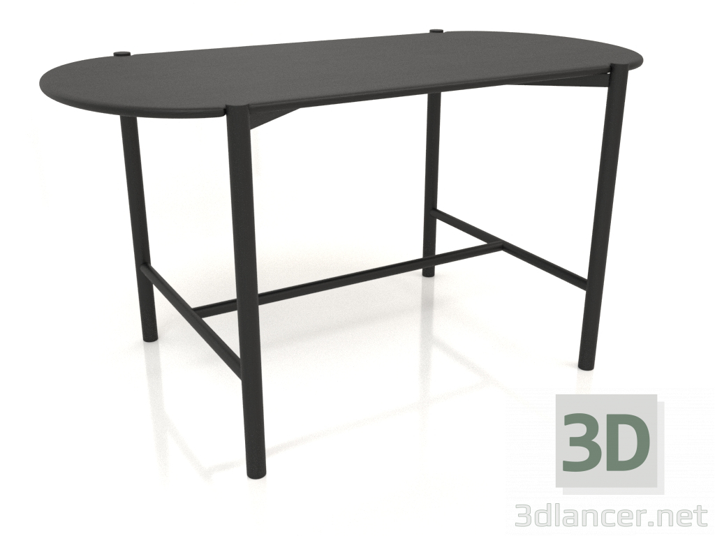 3d model Mesa de comedor DT 08 (1400x740x754, madera negra) - vista previa