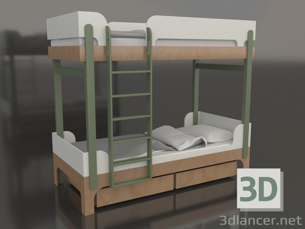 3d model Bunk bed TUNE J (UGTJA2) - preview