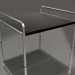 3d model Mesa de centro 76 con tablero de aluminio (Negro) - vista previa