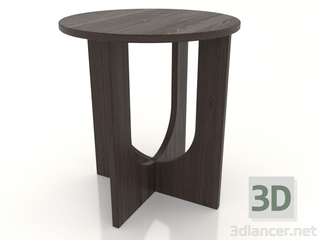 modèle 3D Table de chevet (frêne noyer) - preview