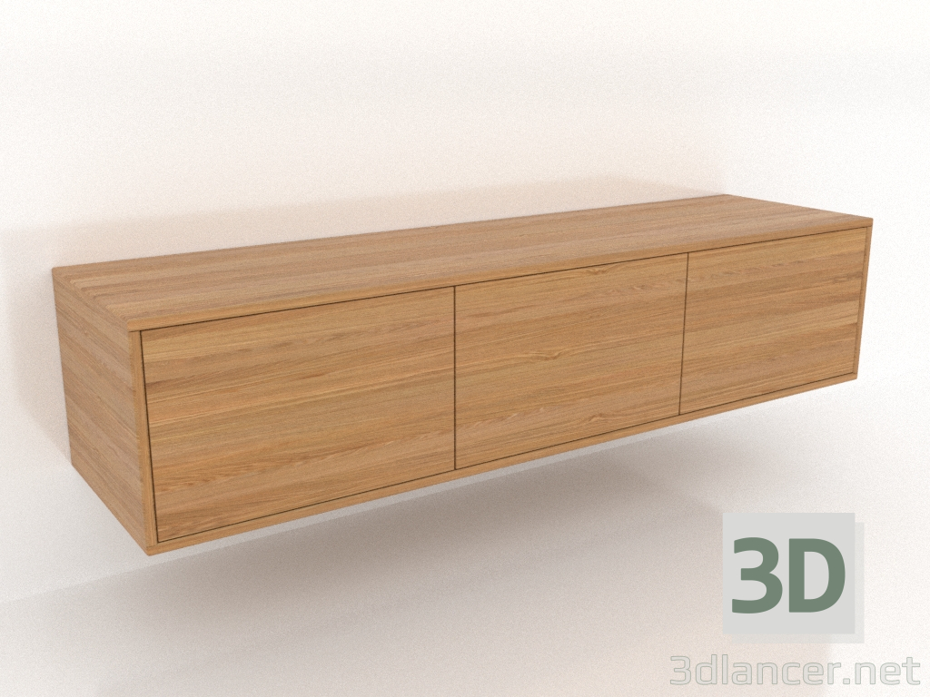 modello 3D Mobile TV 2 1500 mm (rovere naturale) - anteprima modello 3D Mobile TV 2 1500 mm (rovere naturale) - anteprima