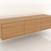 modello 3D Mobile TV 2 1500 mm (rovere naturale) - anteprima