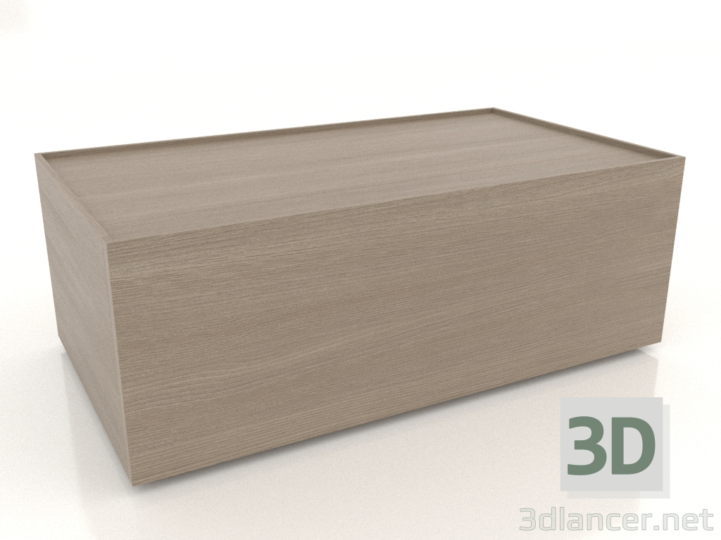 modello 3D Comodino Minimalista 800 mm (opzione 2) - anteprima
