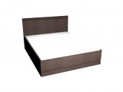 Cama de casal 160 x 200 (Dark Oak)