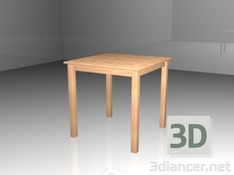 Modelo 3d Inga pequena mesa - preview