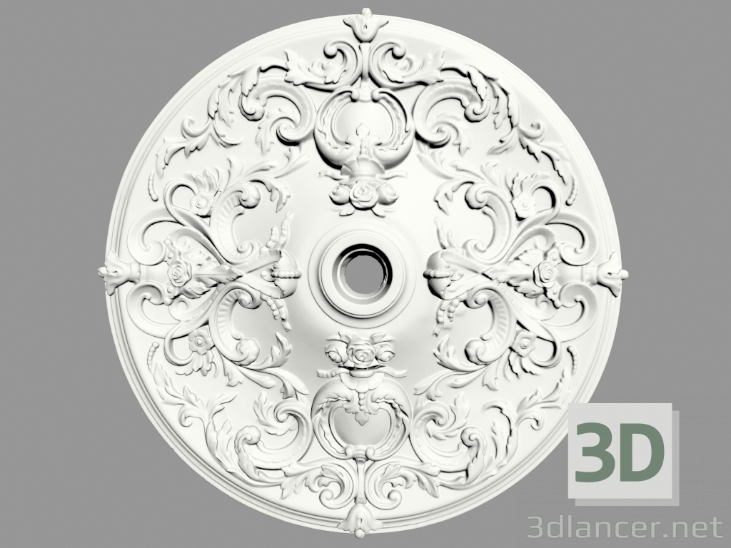 3d model Ceiling outlet (P140) - preview