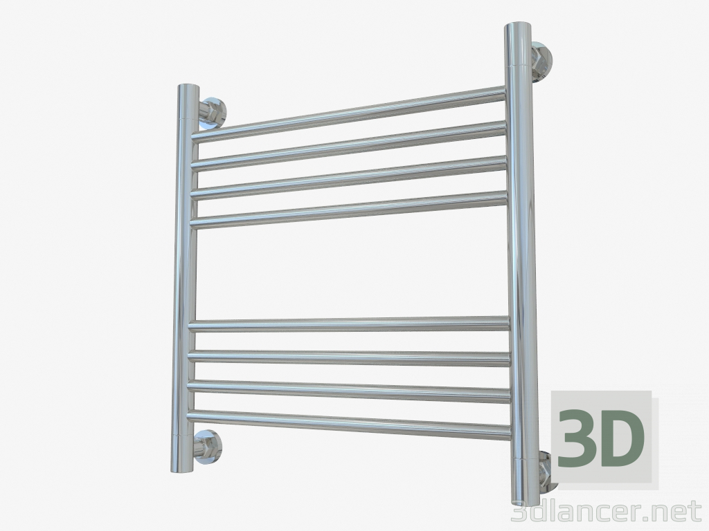 3d model Bohemia heated towel rail + straight (500x500) - preview