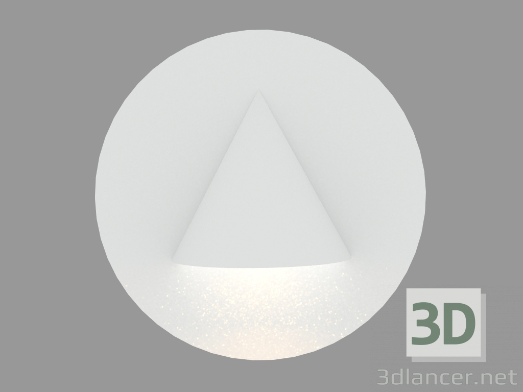 3d model Luz empotrada en la pared MINIDIAPASON ROUND (S4563W) - vista previa