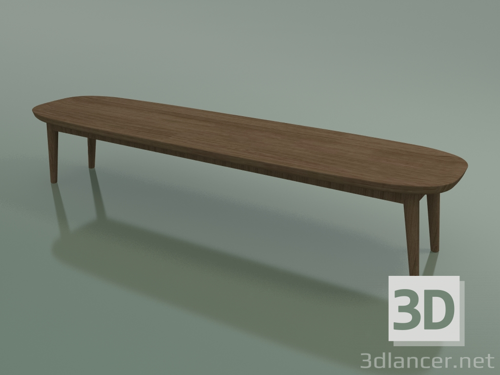 3D Modell Couchtisch oval (248 R, natürlich) - Vorschau