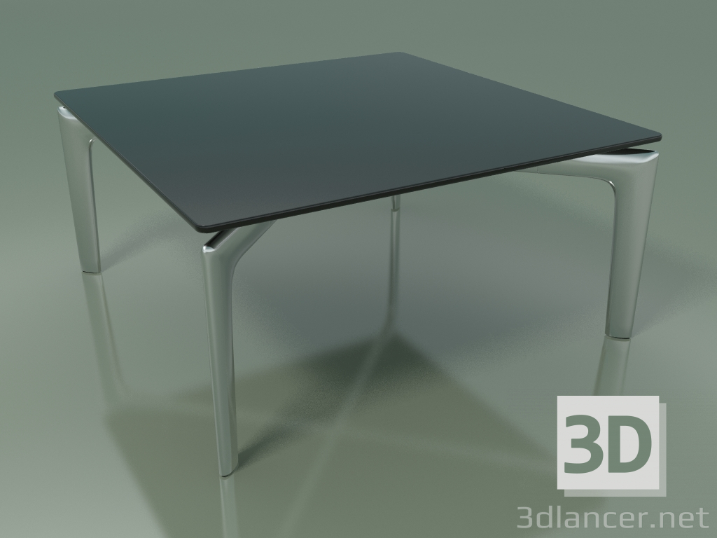 3d model Mesa cuadrada 6712 (H 28.5 - 60x60 cm, vidrio ahumado, LU1) - vista previa