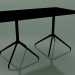 modèle 3D Table rectangulaire avec double base 5737 (H 72,5 - 79x139 cm, Noir, V39) - preview