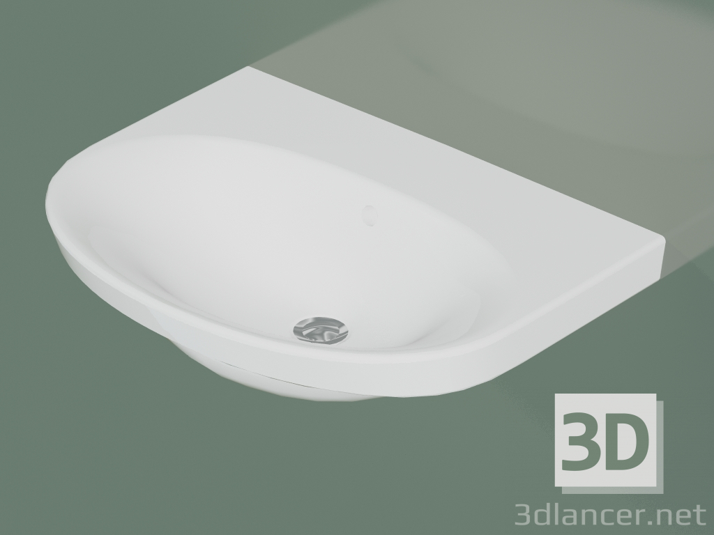 3D modeli Banyo lavabosu Nautic 5565 (55659901, 65 cm) - önizleme