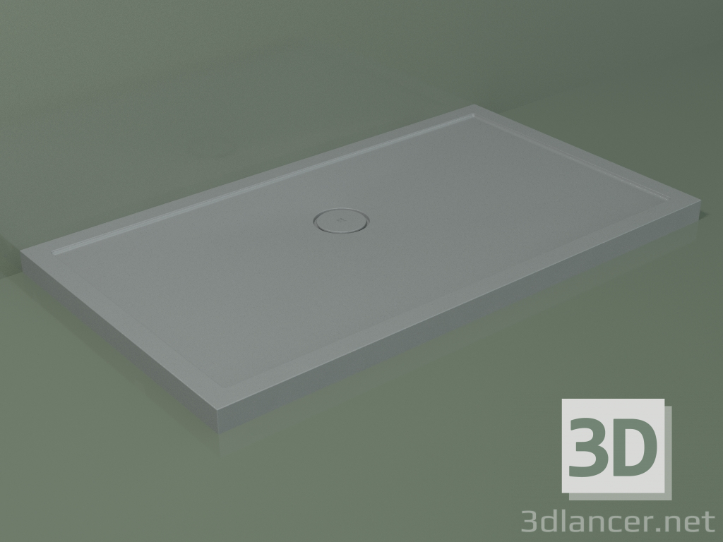 3d model Shower tray Medio (30UM0122, Silver Gray C35, 140x80 cm) - preview