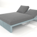 Modelo 3d Cama para descanso 140 (azul cinza) - preview