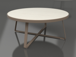 Table à manger ronde Ø175 (DEKTON Danae, Bronze)