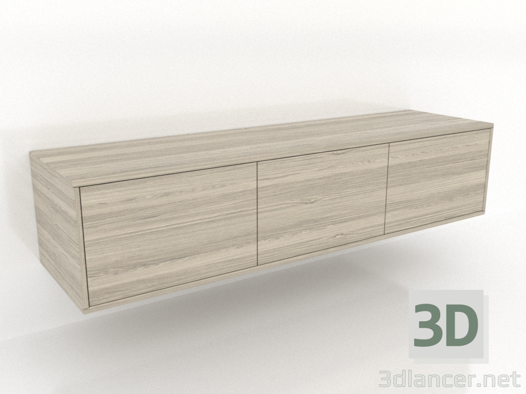 3d model Mueble TV 2 1500 mm (roble aclarado) - vista previa 3d model Mueble TV 2 1500 mm (roble aclarado) - vista previa