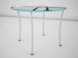 table en verre