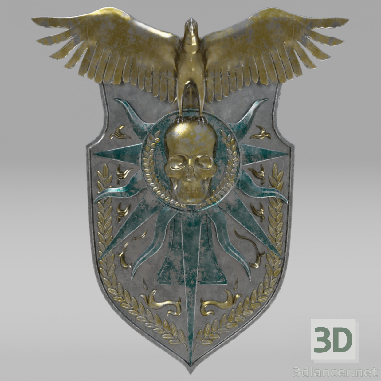 Escudo de fantasía / Fentezi escudo 3D modelo Compro - render