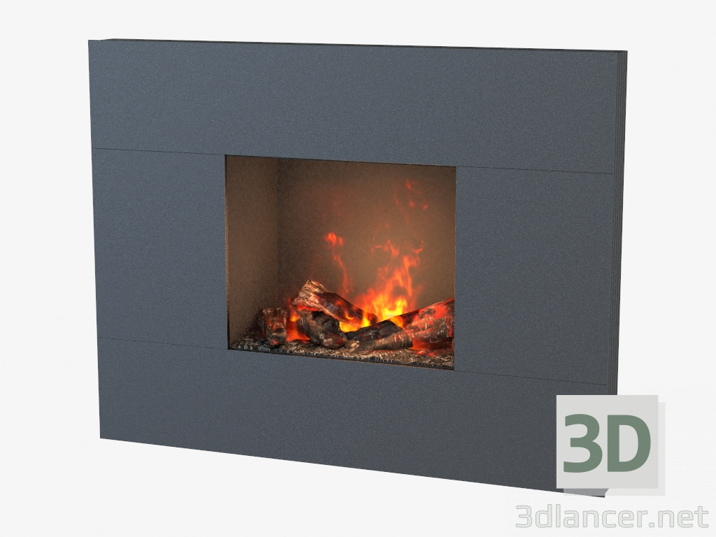 3d model Chimenea eléctrica Tahoe - vista previa