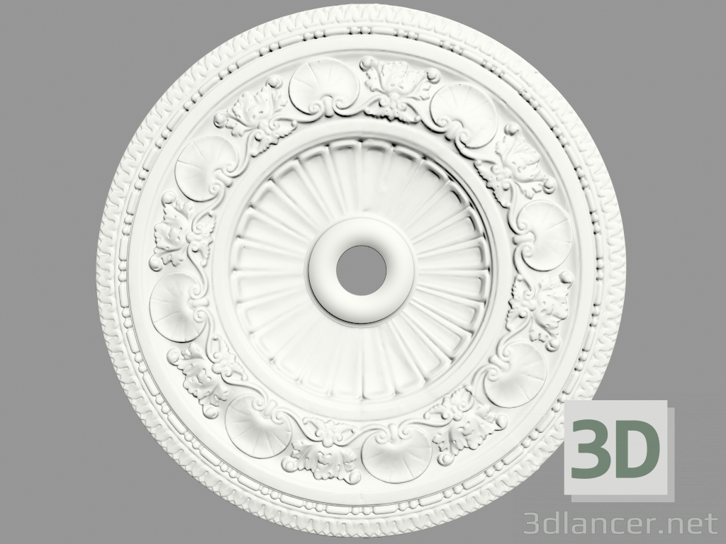 modèle 3D Sortie de plafond (Р141) - preview