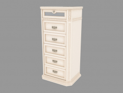 Dresser narrow on 6 boxes (676х1354х500)