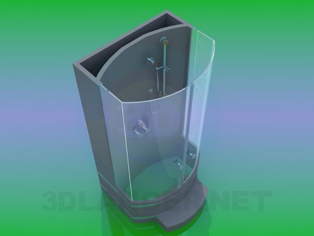 Modelo 3d Cabine de duche - preview