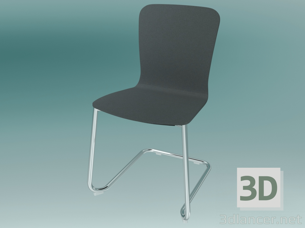 modello 3D Sedia visitatore (K13V1) - anteprima