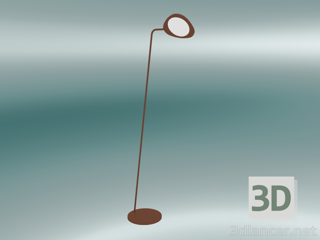 modèle 3D Lampadaire Leaf (Copper Brown) - preview