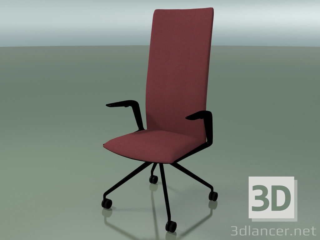 3d model Silla 4837 (4 ruedas, con tapicería - tela, V39) - vista previa