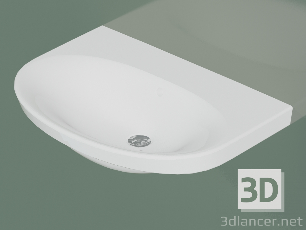 3d model Bathroom sink Nautic 5570 (55709901, 70 cm) - preview