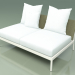 3d model Central sofa module 006 (Metal Milk, Batyline Olive) - preview