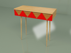 Console de bureau Woo (rouge)