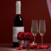 rosas y vino 3D modelo Compro - render